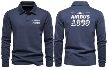 AIRBUS A330 LONG SLEEVE POLO